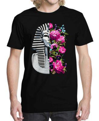 Men's Tut Slice Rose Graphic T-shirt by BUZZ SHIRTS