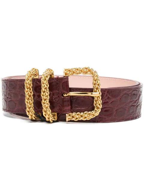 leather belt by BY FAR