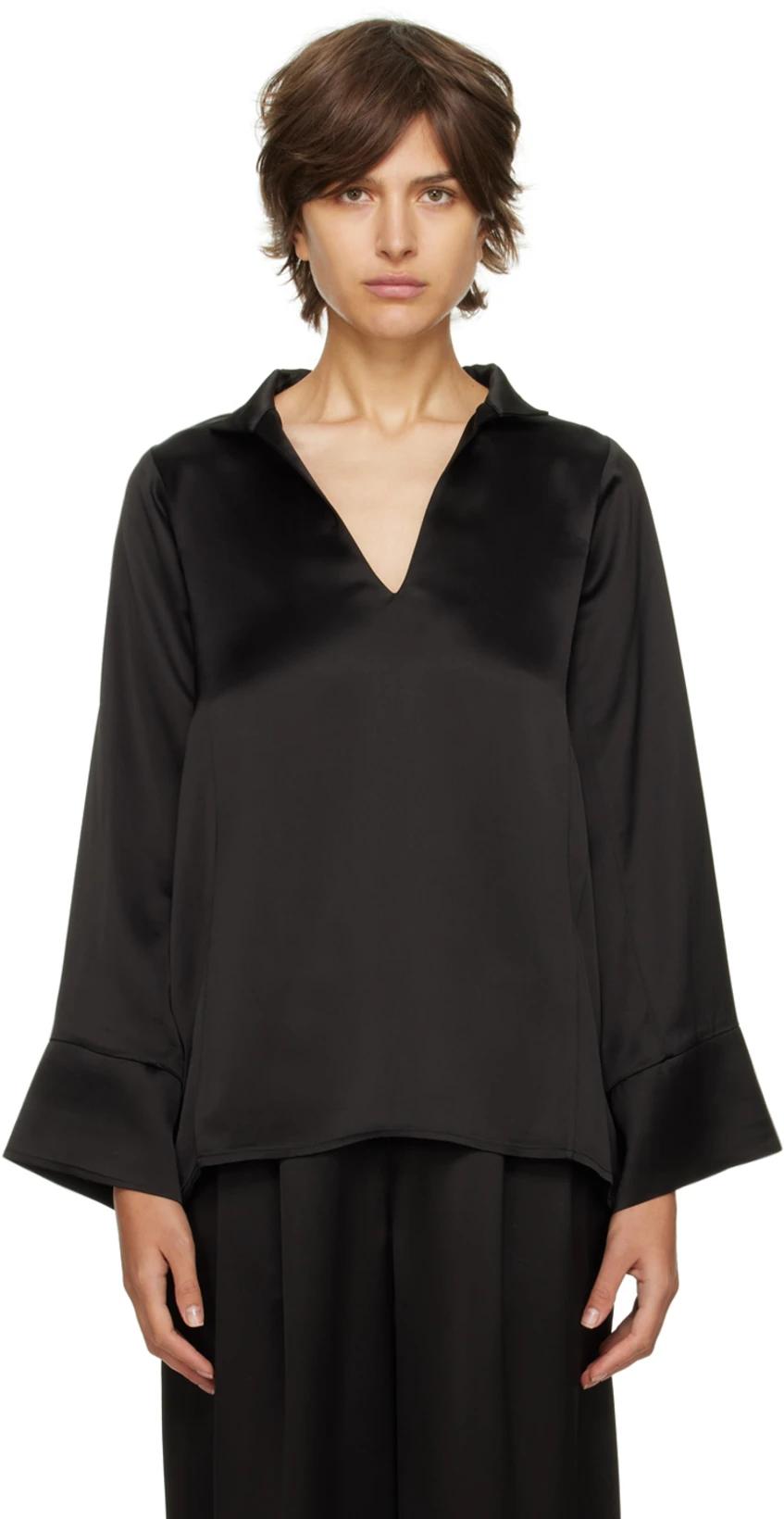 Black Lomaria Blouse by BY MALENE BIRGER