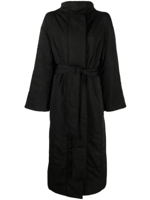 Eviia belted puffer coat by BY MALENE BIRGER
