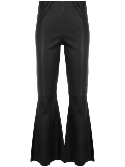 Evyline cropped leather trousers by BY MALENE BIRGER