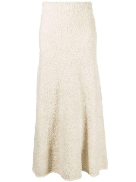 Hevina fleece-texure skirt by BY MALENE BIRGER