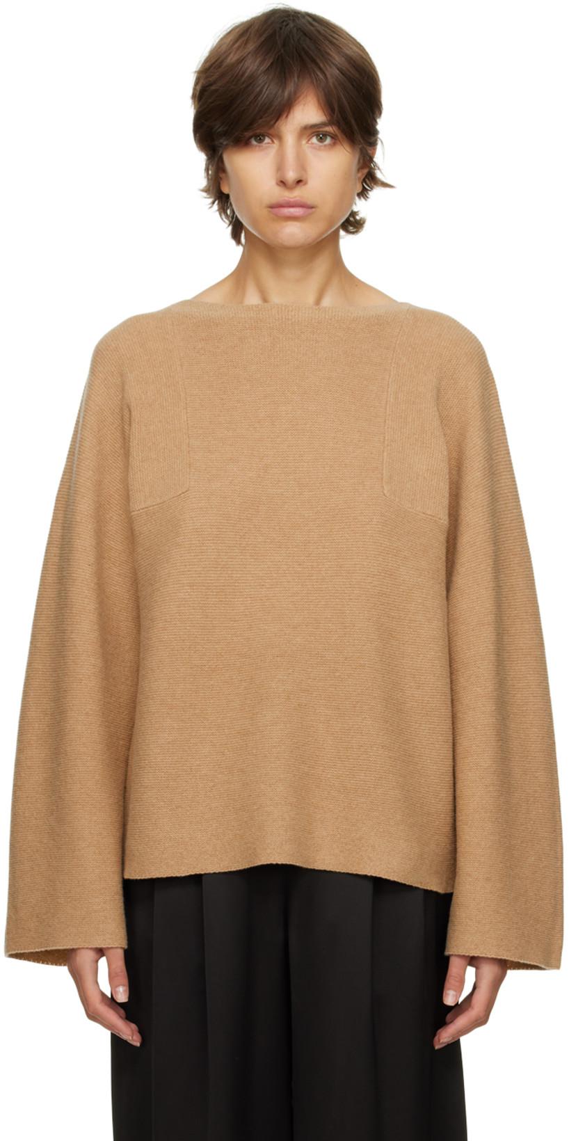 Tan Wiven Sweater by BY MALENE BIRGER