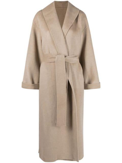 Trullem belted coat by BY MALENE BIRGER