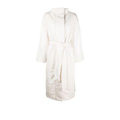White  Eviia Padded Coat by BY MALENE BIRGER