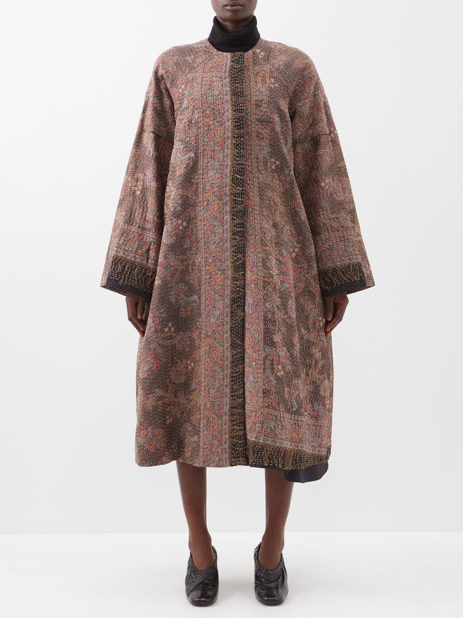 Nancy embroidered 19th-century silk coat by BY WALID