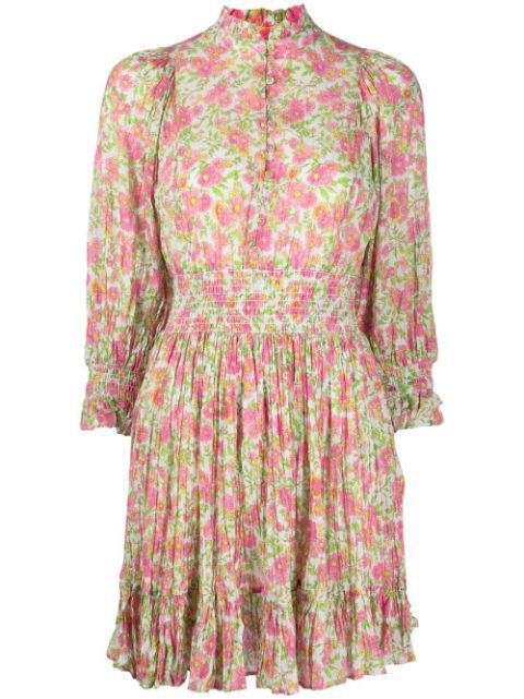 floral-print smock dress by BYTIMO