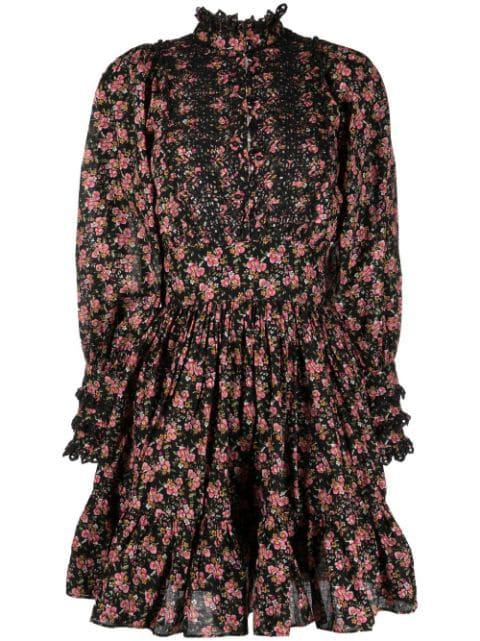floral-print smock dress by BYTIMO