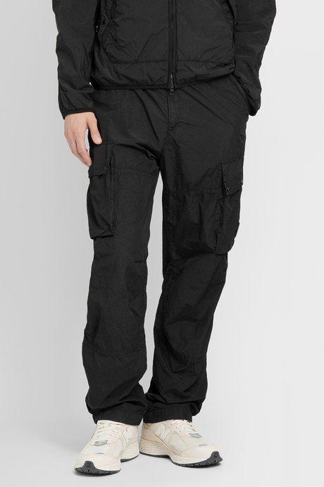 C.P. Company Men'S Black Flatt Nylon Cargo Pants by C.P. COMPANY