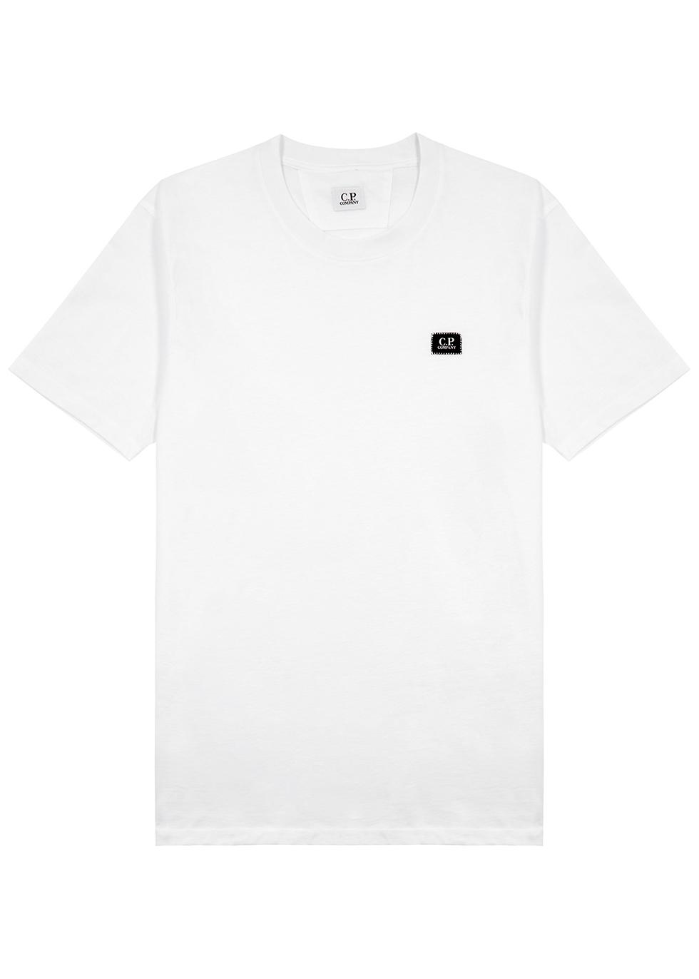 Logo-print cotton T-shirt by C.P. COMPANY