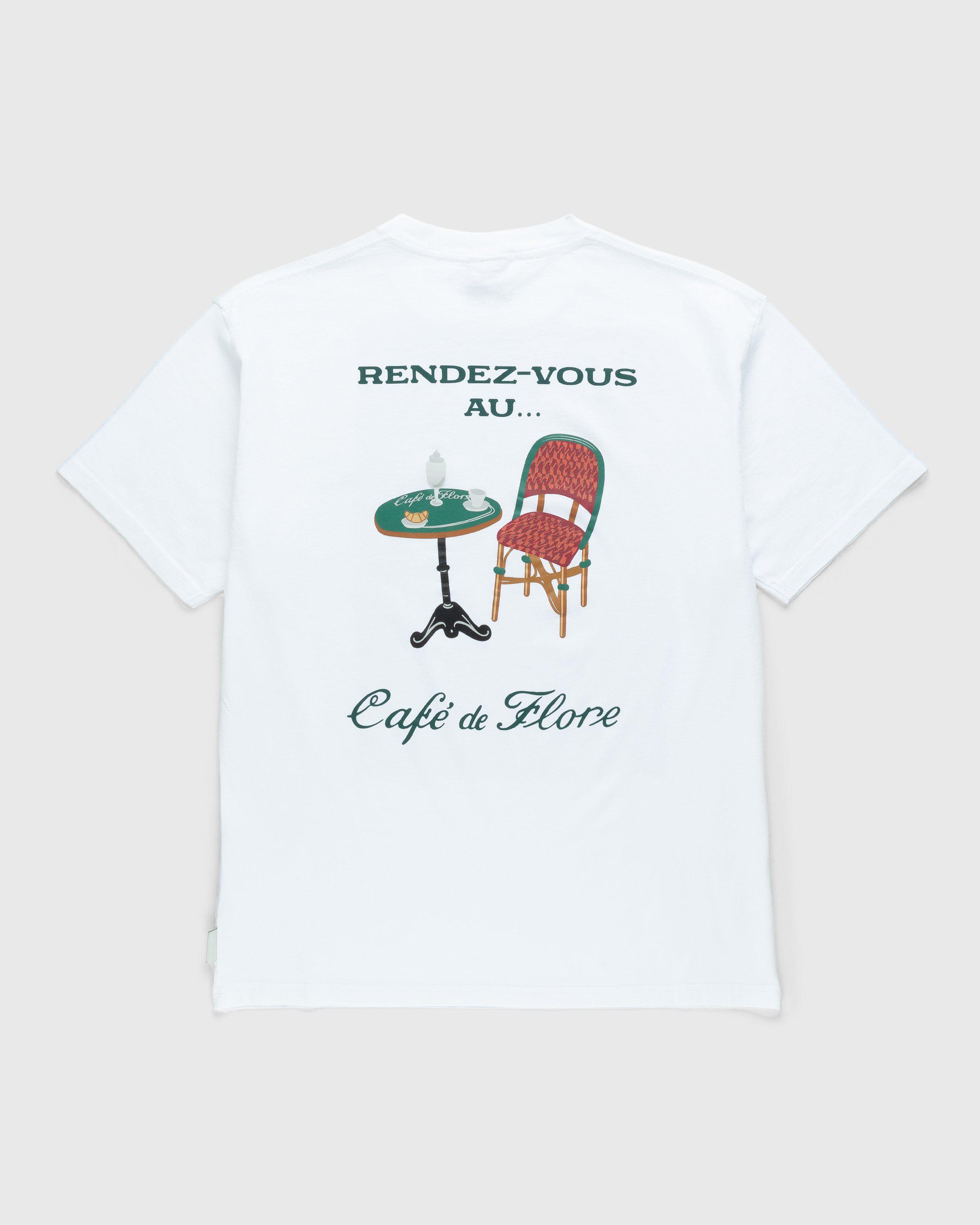 Café de Flore x Highsnobiety – Not In Paris 4 Rendez-vous Au T-Shirt White by CAFE DE FLORE X HIGHSNOBIETY
