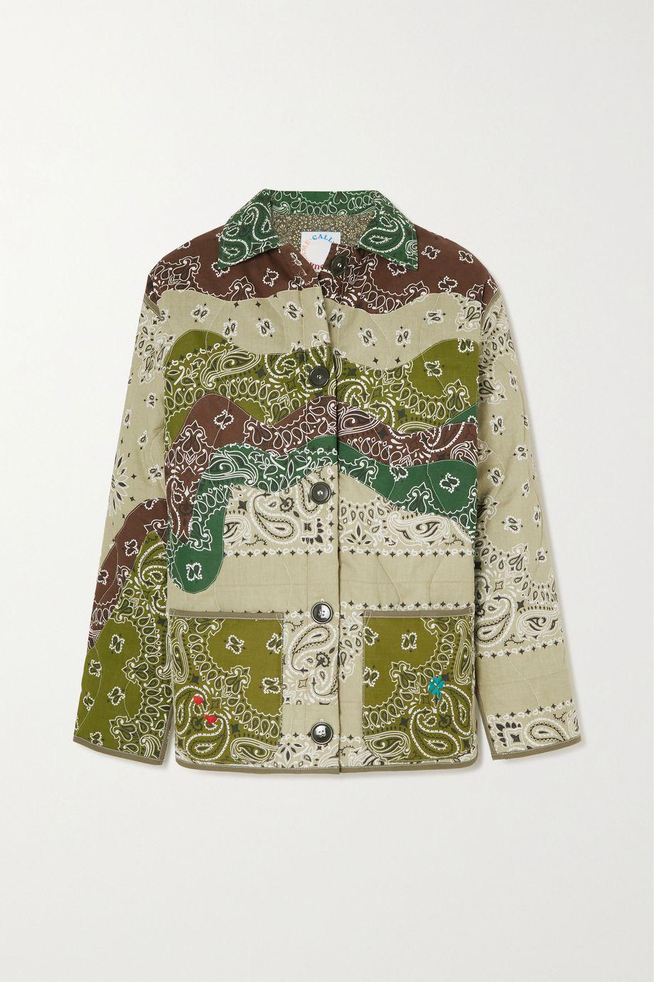 Patchwork paisley-print cotton-poplin jacket by CALL IT BY YOUR NAME