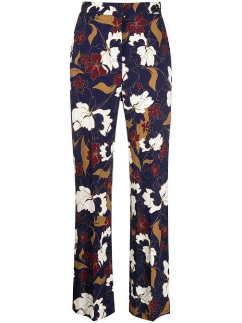 Stella floral-print trousers by CALLAS MILANO