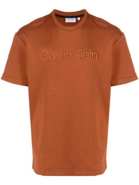 embroidered-logo T-shirt by CALVIN KLEIN