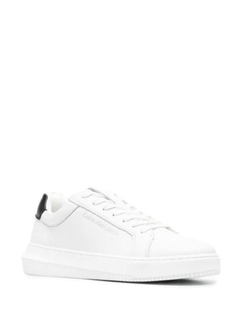 low-top leather sneakers by CALVIN KLEIN