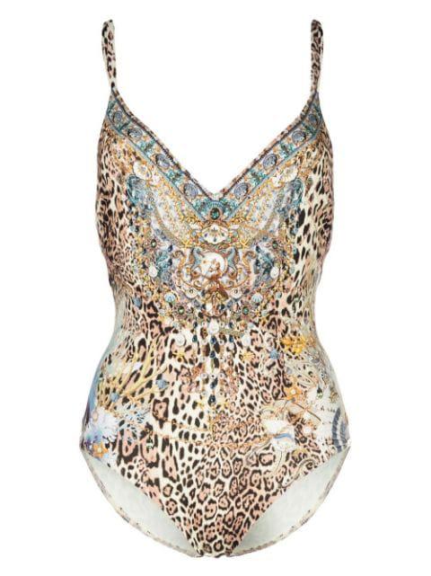 Seahorse Sonnet bead-embellished swimsuit by CAMILLA