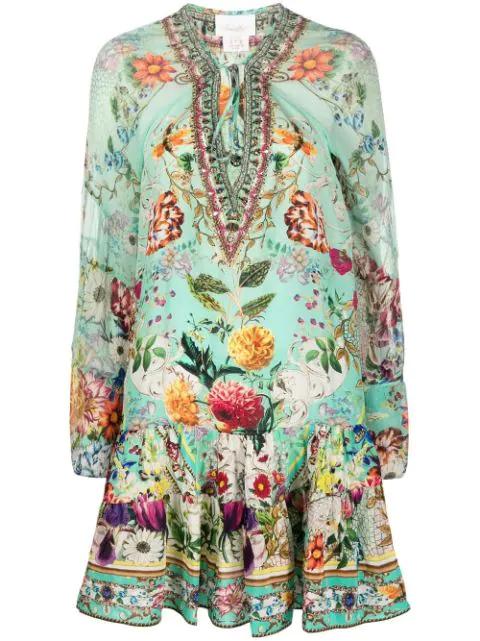 floral-print mini dress by CAMILLA