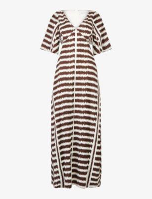 Cicero Cocoon printed woven maxi dress by CAMILLA&MARC