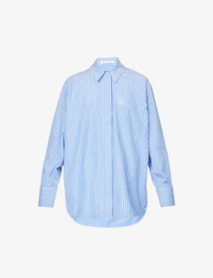 Flynn striped oversized cotton shirt by CAMILLA&MARC
