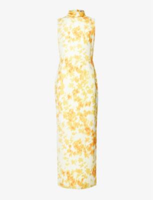 Samba floral-print stretch-woven maxi dress by CAMILLA&MARC