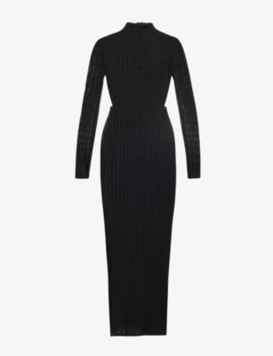 Swinton slim-fit knitted maxi dress by CAMILLA&MARC