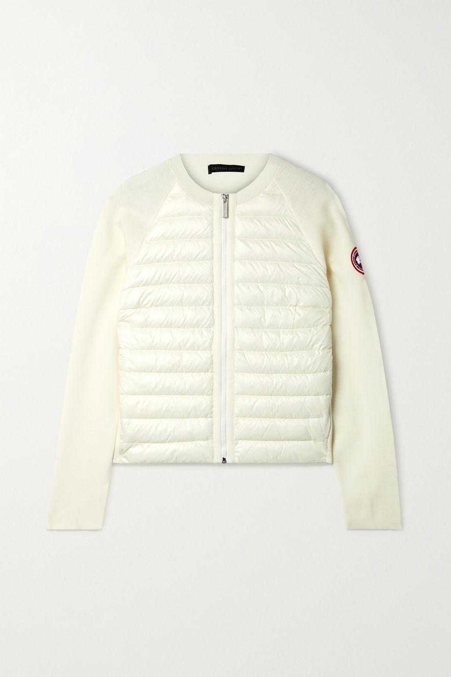 Hybridge paneled wool and quilted shell down jacket by CANADA GOOSE