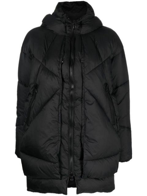quilted hoodied puffer jacket by CANADIAN CLUB