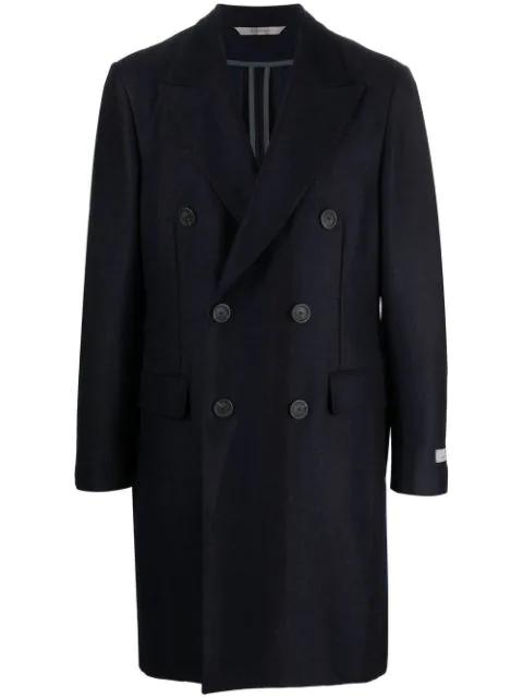 double-breasted wool coat by CANALI