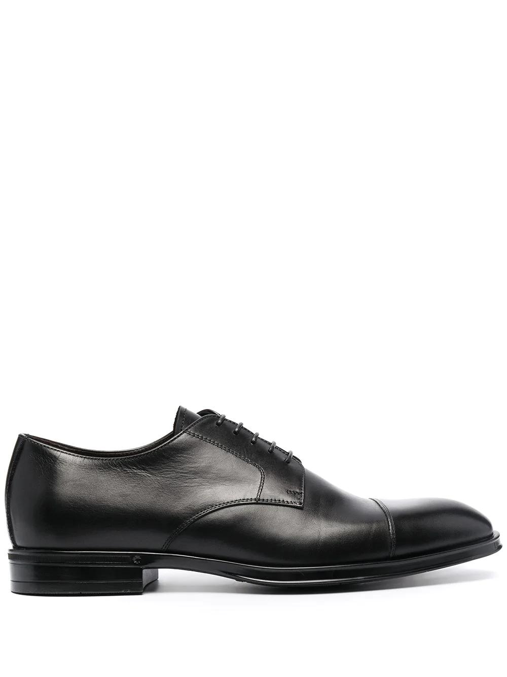 leather derby shoes by CANALI