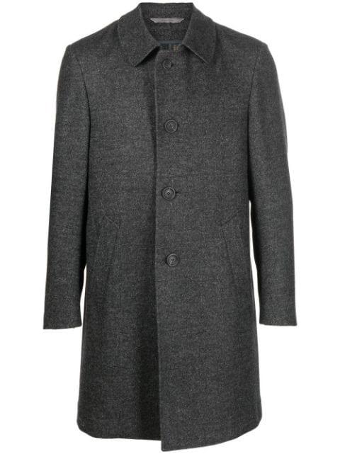 wool single-breasted coat by CANALI