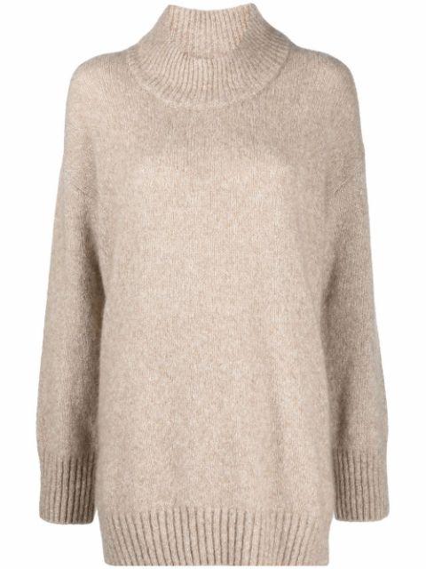 roll neck cashmere jumper by CANESSA