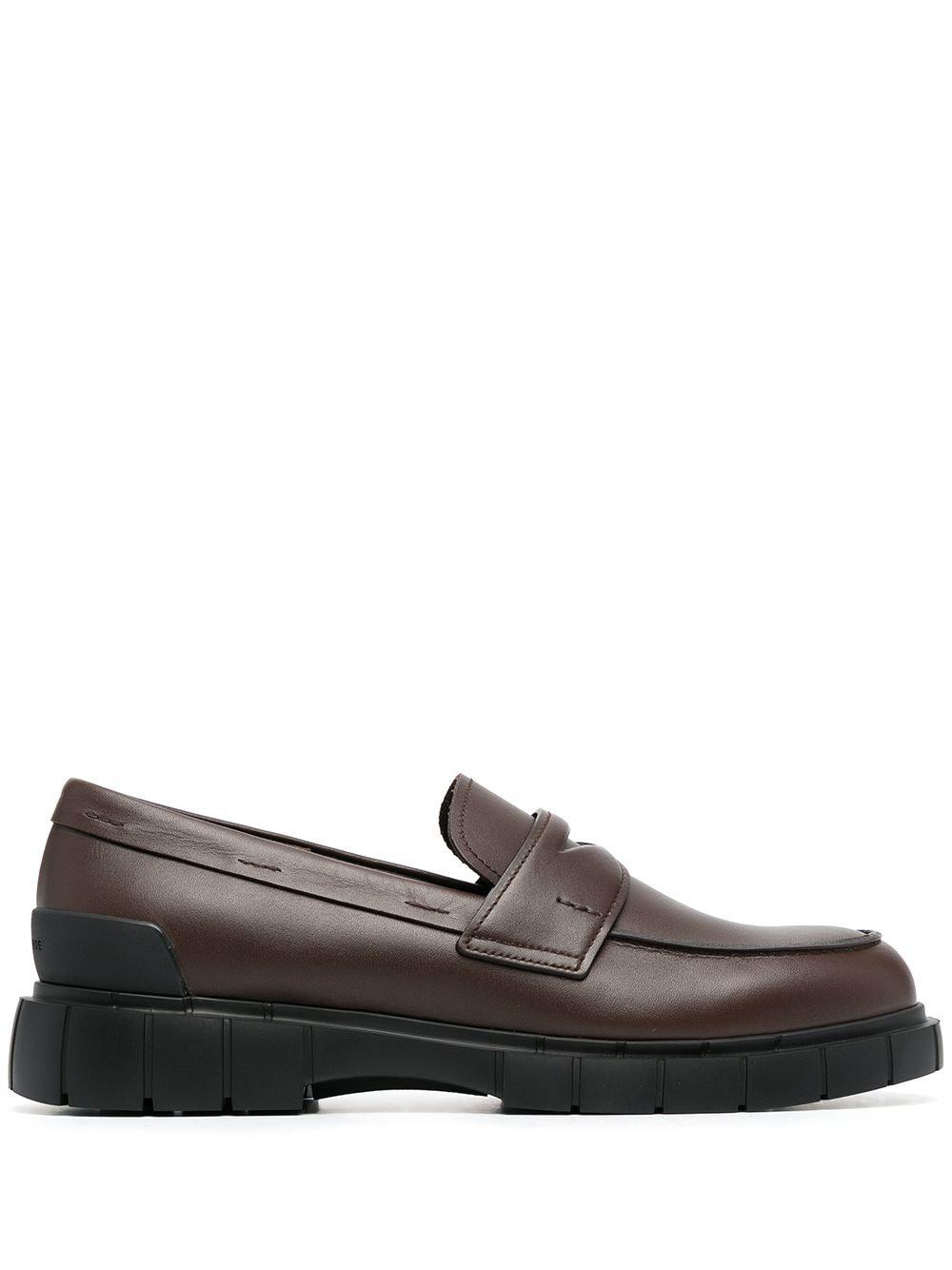 chunky sole penny loafers by CAR SHOE