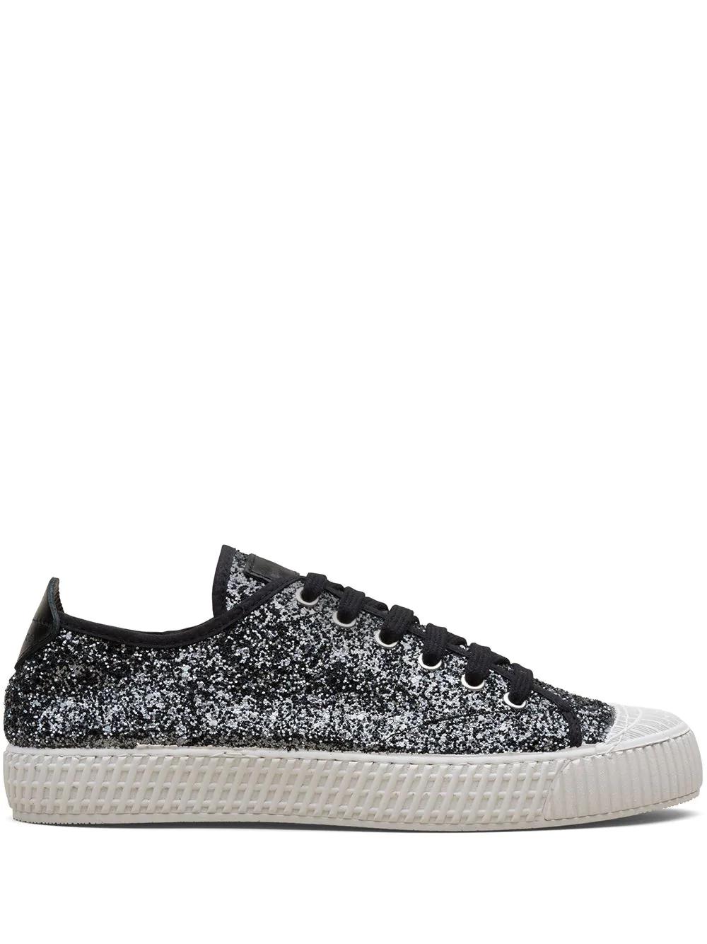 glitter-embellished sneakers by CAR SHOE