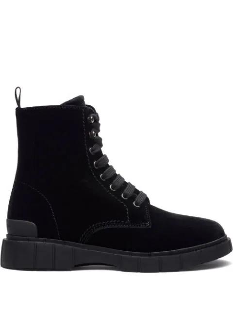 velvet-effect ankle boots by CAR SHOE