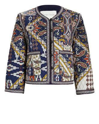 Marissa Patchwork Cotton Jacket by CARA CARA