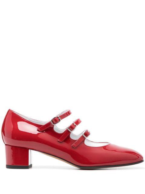 50mm patent leather pumps by CAREL