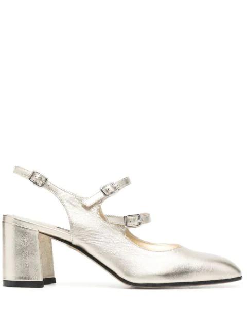double-buckle 65mm sandals by CAREL
