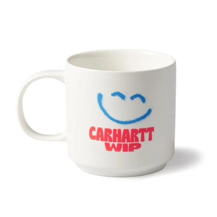 Carhartt WIP Happy Script Mug (White) by CARHARTT