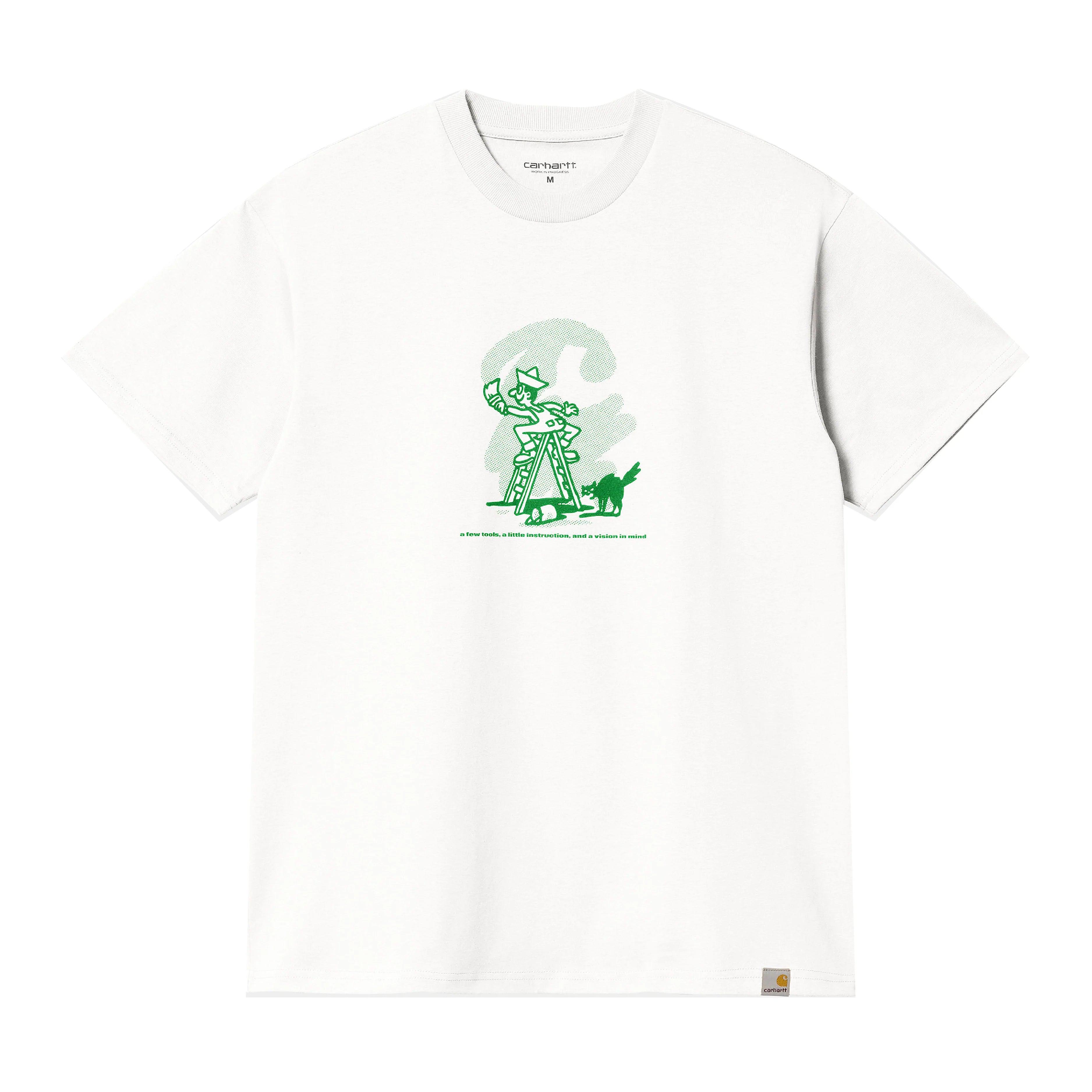 Carhartt WIP S/S Lucky Painter T-Shirt (White) by CARHARTT