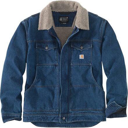 Relaxed Fit Denim Sherpa-Lined Jacket by CARHARTT
