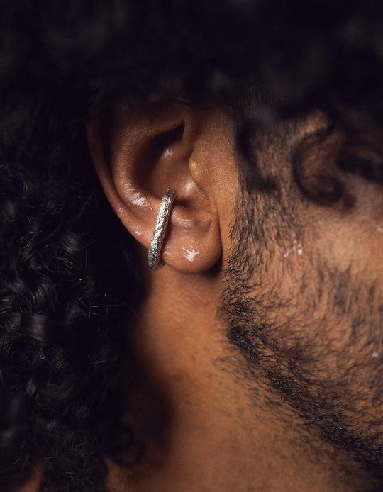 Corroded Link Ear Cuff by CAROLIN DIELER