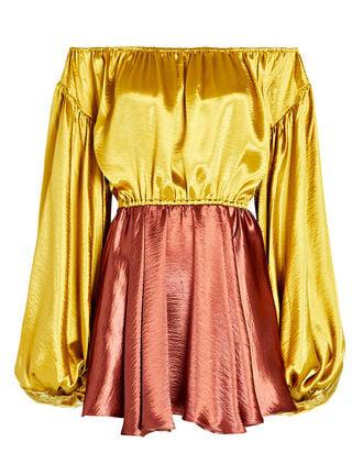Charli Off-The-Shoulder Mini Dress by CAROLINE CONSTAS