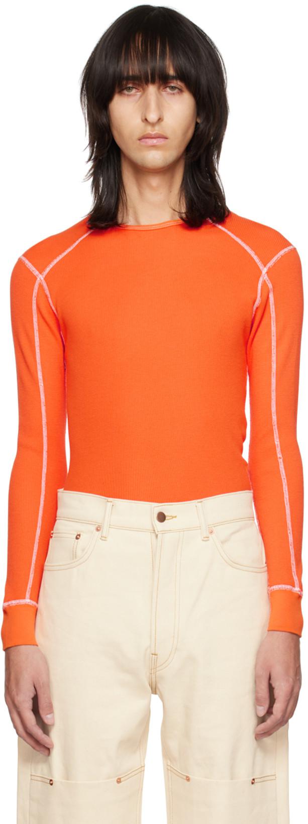 Orange K3 Thermal Long Sleeve T-Shirt by CARSON WACH