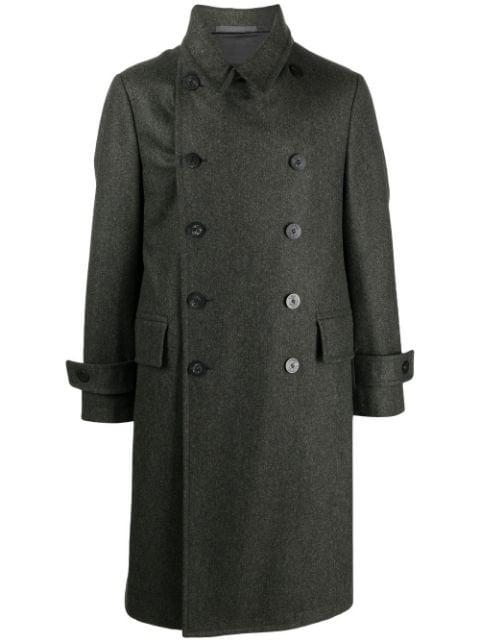 double-breasted mid-length coat by CARUSO