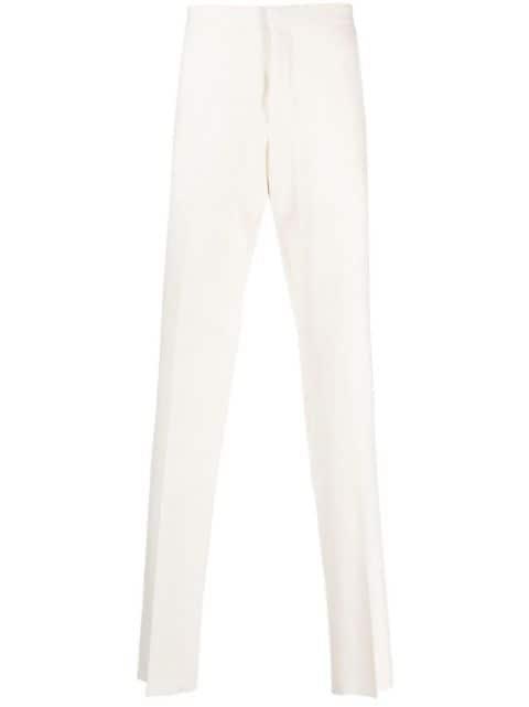 slim-cut tailored trousers by CARUSO