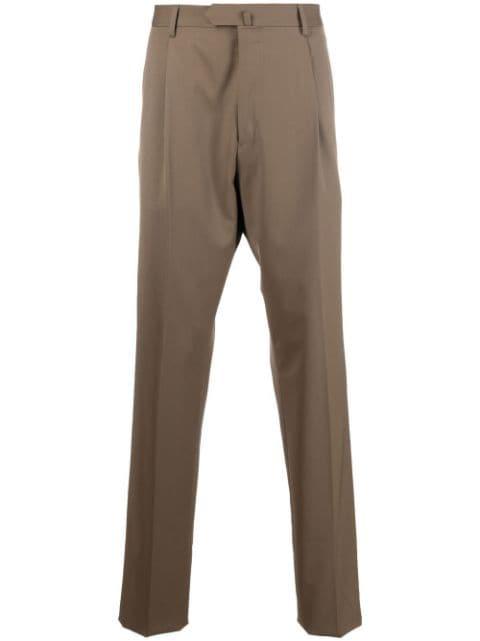straight-leg cut trousers by CARUSO