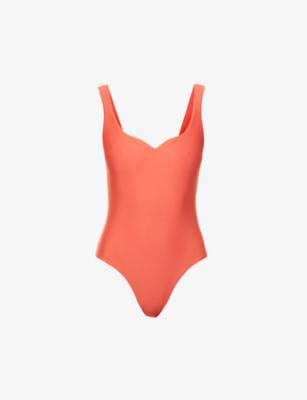 Carla Mailot sweetheart-neck recycled polyamide-blend swimsuit by CASA RAKI