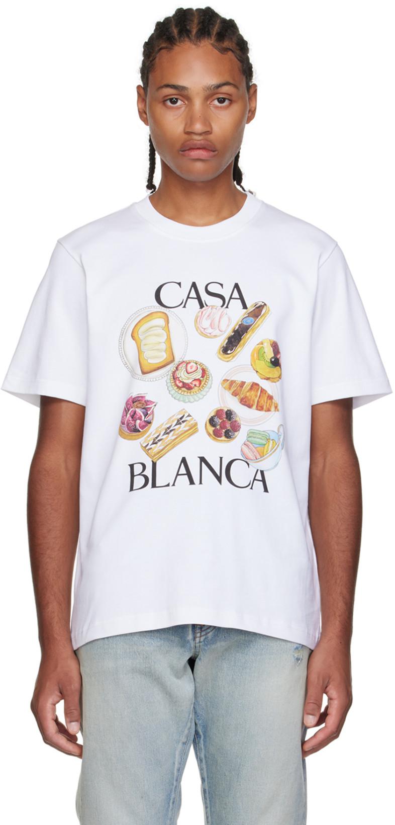 Rafflesia Arnoldi incident Individualiteit White Graphic T-Shirt by CASABLANCA | jellibeans
