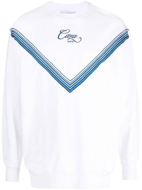 graphic-print long-sleeve sweatshirt by CASABLANCA
