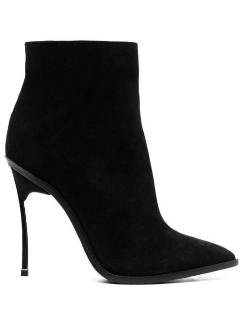 Blade suede ankle boots by CASADEI